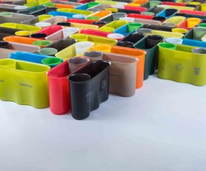 Corbeille de tri Selectibox, design et didactique