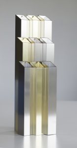 Vase design aluminium Novem