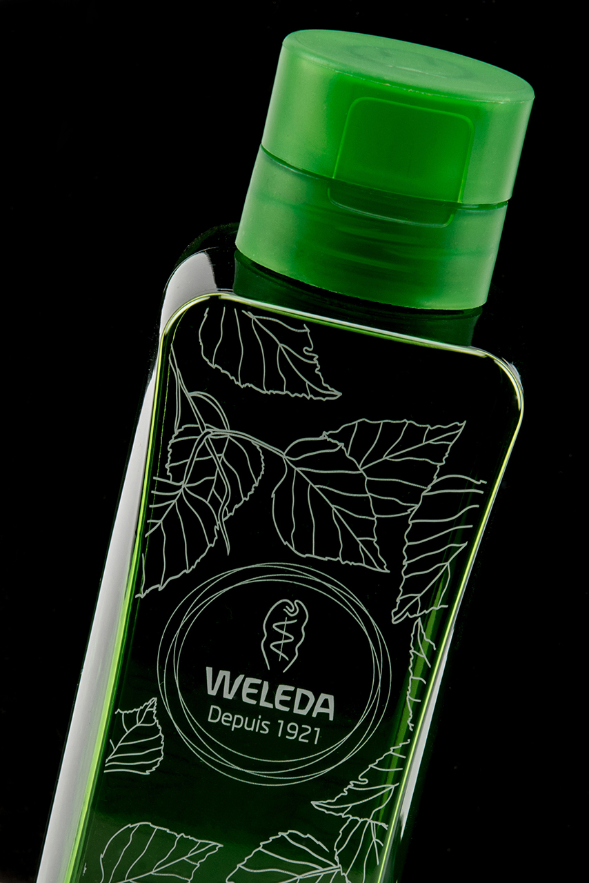 Weleda bouteille design nature éco-conception