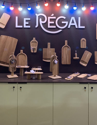 Le Régal design planche bois écologie Salon Now