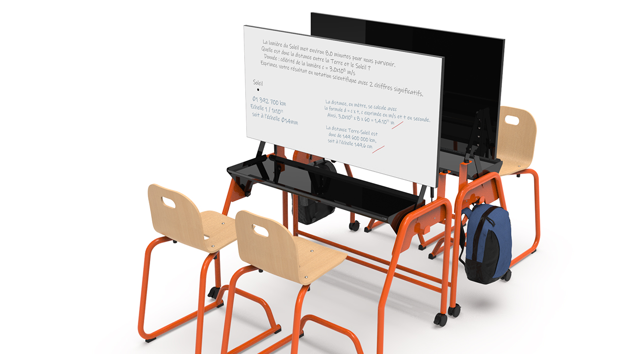 Table-BiPlan-ecole-classe-design-ecrire-mobilier La table BiPlan, un outil pour la classe inversée