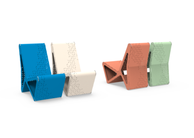 Terz, siège design monobloc multi-positions