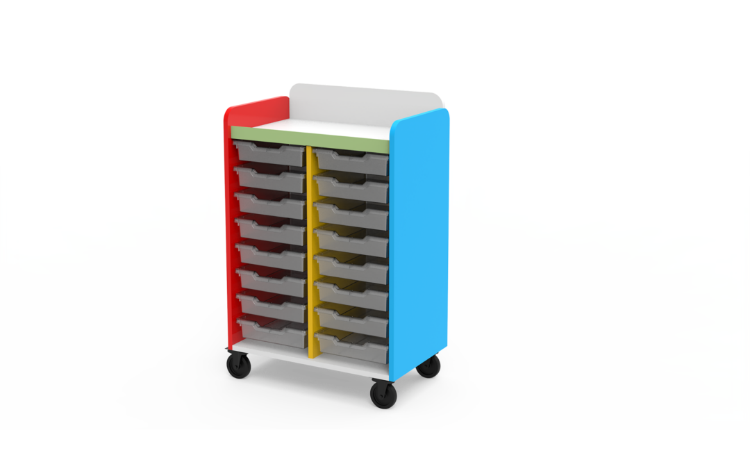 Récit : une vision innovante et durable du rangement scolaire.