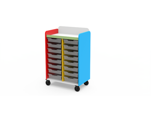 Récit : une vision innovante et durable du rangement scolaire.