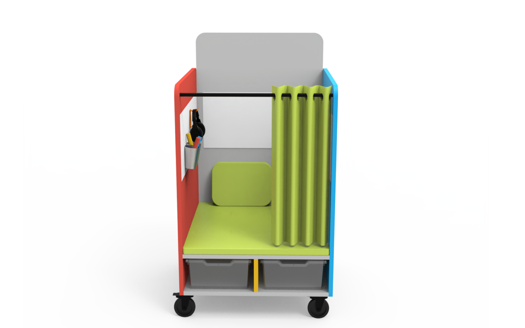 Scénario, des meubles innovants qui accompagnent les activités scolaires.