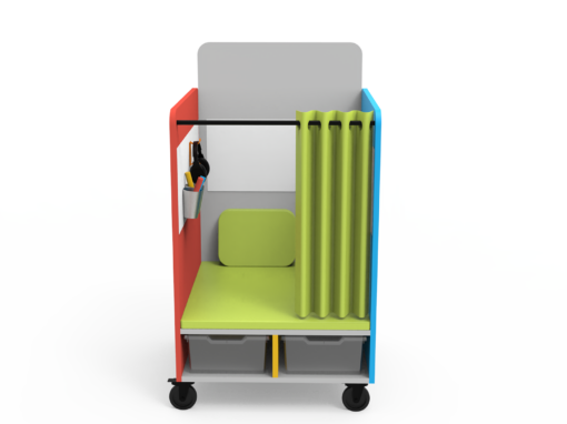 Scénario, des meubles innovants qui accompagnent les activités scolaires.